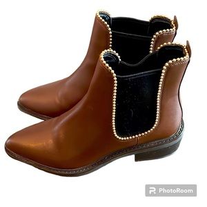 Like New! AUTHENTIC COACH LEATHER BOOTIES SIZE 6